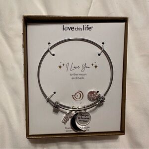 I Love You to the Moon and Back Charm Bracelet